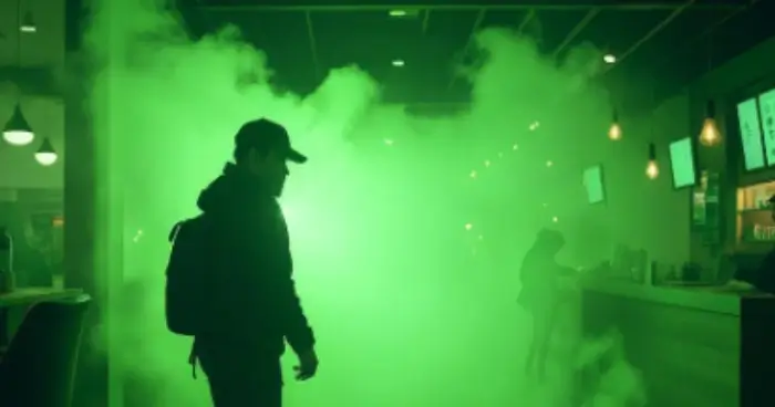 gerador de neblina de segurança