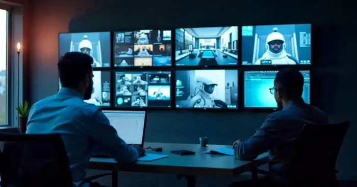 Integração de alarmes, CFTV e controle de acesso